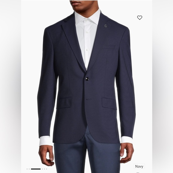 Ted Baker 100% Wool Navy Men's Blazer Jacket Italy 36 S